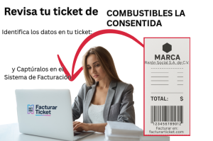 facturar ticket COMBUSTIBLES LA CONSENTIDA Facturación COMBUSTIBLES LA CONSENTIDA - Descargar Factura