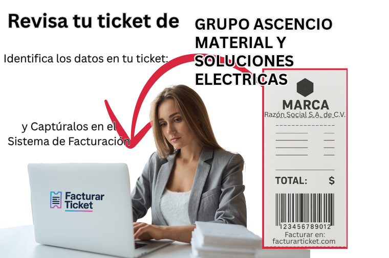 facturar ticket GRUPO ASCENCIO MATERIAL Y SOLUCIONES ELECTRICAS Facturación GRUPO ASCENCIO MATERIAL Y SOLUCIONES ELECTRICAS - Descargar Factura