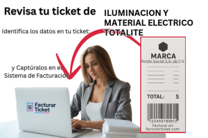 facturar ticket ILUMINACION Y MATERIAL ELECTRICO TOTALITE Facturación ILUMINACION Y MATERIAL ELECTRICO TOTALITE - Descargar Factura
