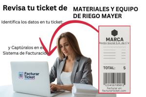 facturar ticket MATERIALES Y EQUIPO DE RIEGO MAYER Facturación MATERIALES Y EQUIPO DE RIEGO MAYER - Descargar Factura