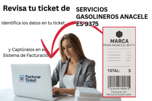 facturar ticket SERVICIOS GASOLINEROS ANACELE ES 9375 Facturación SERVICIOS GASOLINEROS ANACELE ES 9375 - Descargar Factura