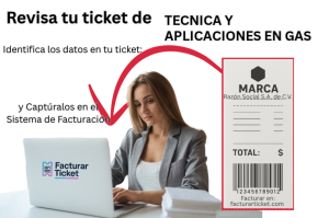 facturar ticket TECNICA Y APLICACIONES EN GAS Facturación TECNICA Y APLICACIONES EN GAS - Descargar Factura