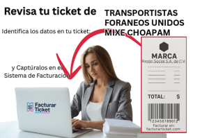 facturar ticket TRANSPORTISTAS FORANEOS UNIDOS MIXE CHOAPAM Facturación TRANSPORTISTAS FORANEOS UNIDOS MIXE CHOAPAM - Descargar Factura